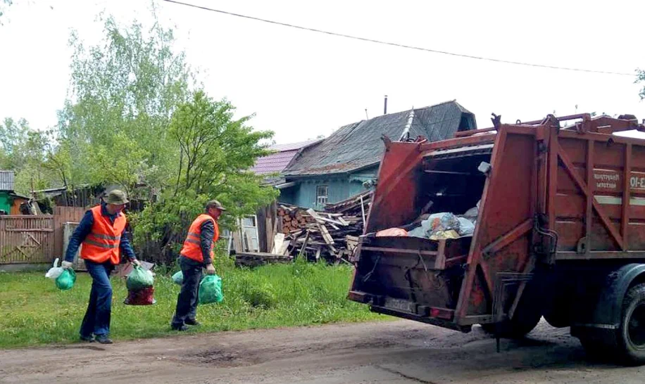 Вывоз мусора из частного дома в Рубцовске в октябре
