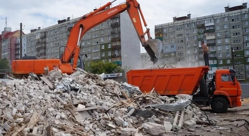 Профессиональный вывоз строительного мусора в Рубцовске в октябре
