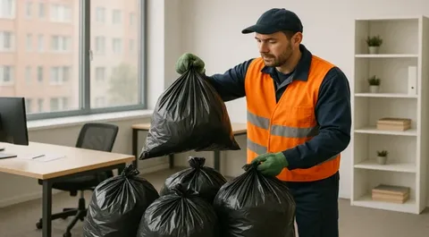 Уборка и вывоз мусора после мероприятий в Рубцовске в октябре