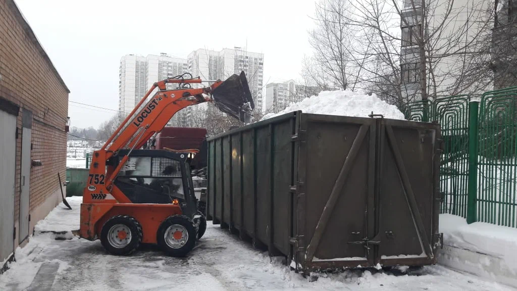 Вывоз снега контейнерами в Рубцовске — цена от 3236 руб., заказать контейнер для снега в ПроМусор